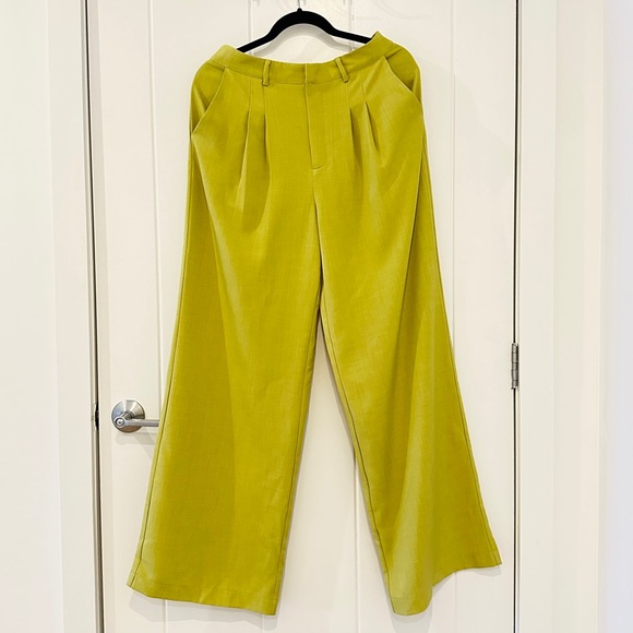 NWT Emory Park Sage Pleated Trousers - M - Picture 6 of 9